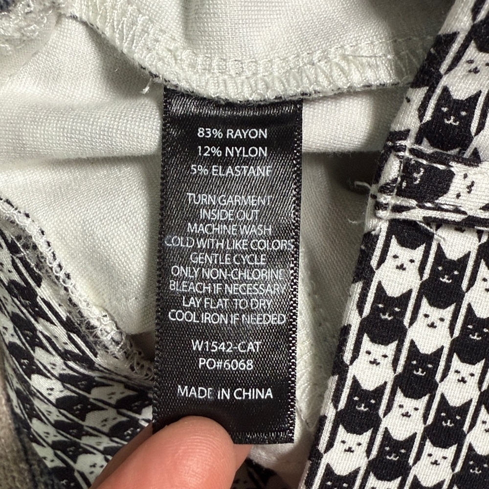 BETABRAND Cat Print Pants Size Small - Picture 12 of 13
